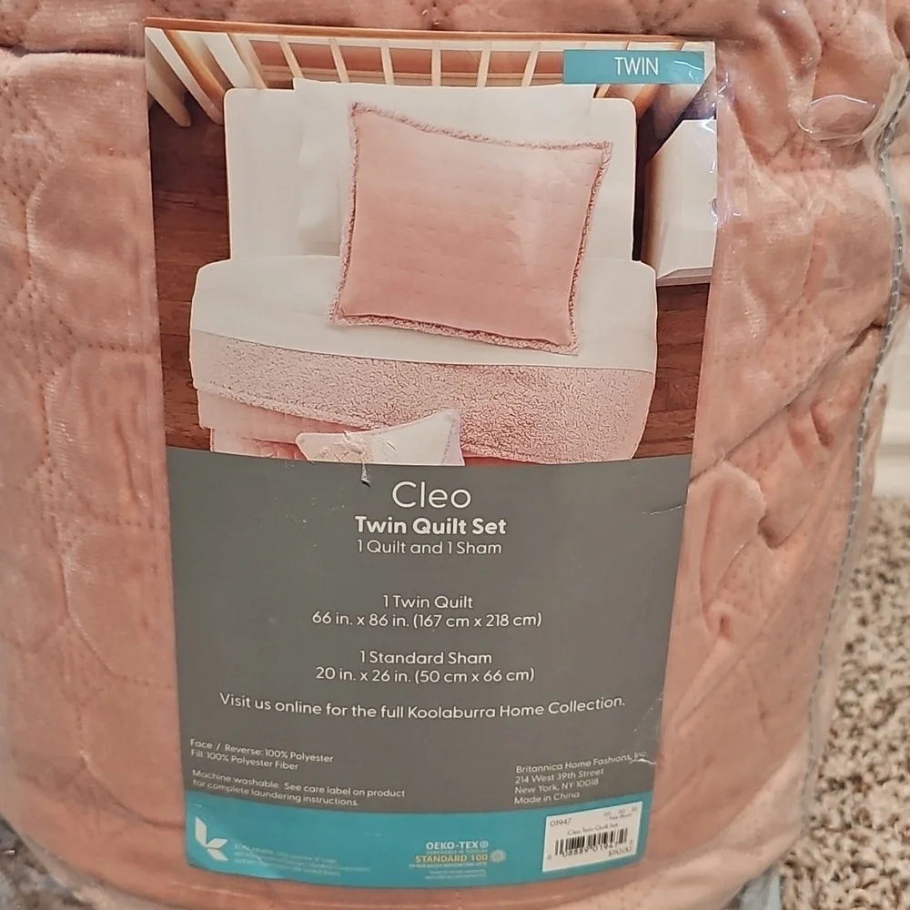 Koolaburra by UGG Kids Cleo Twin Quilt set